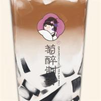 Grass Jelly Milk Tea / 仙草奶茶 · Grass jelly, fresh milk, choice of black tea or oolong tea.