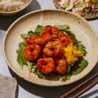 Shrimp Tempura Plate · Fried shrimp with housemade teriyaki sauce, your choice of a base and house salad.