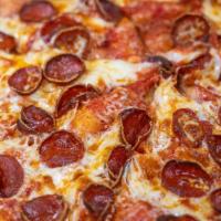 Pepperoni · Classic pepperoni and cheese.