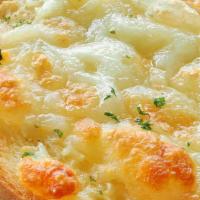 Mozzarella Garlic Bread · Soft and cheesy garlic bread.