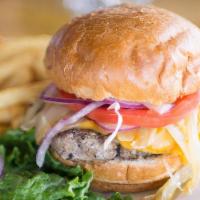 Quinn's  Signature Burger (10 oz) · Freshly made daily.

Items are served row or undercooked or contain or may contain raw or un...