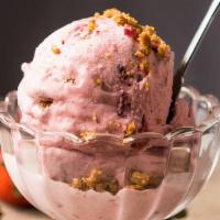 ice cream · Strawberry  flavor