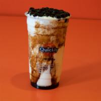 Brown Sugar Milk With Boba · Item comes with Boba.  Please specify in comments to remove boba if you do not wish to have ...