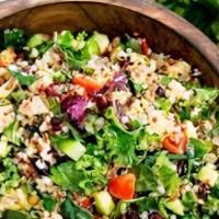 Quinoa & Kale Salad · feta, currants, red onion, lemon vinaigrette