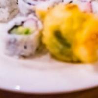 M7-teriyaki Salmon Bowl · Fresh salmon in house teriyaki sauce, topped with cucumber, takuan and nori