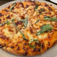 Vegetarian Pizza · Mozzarella cheese, olives, mushroom, bell pepper