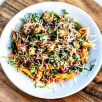 Beyond Meat Sauce Pasta · Penne pata served wiht housemade BEYOND meat sauce. Small (serves 1) / Large (serves 2) / Fa...