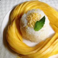 Sweet Sticky Rice with Mango (Seasonal) · 