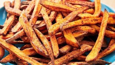 Sweet Potato Fries · Lightly seasoned sweet potato fries