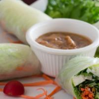 Fresh Roll · Fresh tofu or prawns, carrot, cucumber, Thai noodle, mint and mix salad wrapped in rice pape...