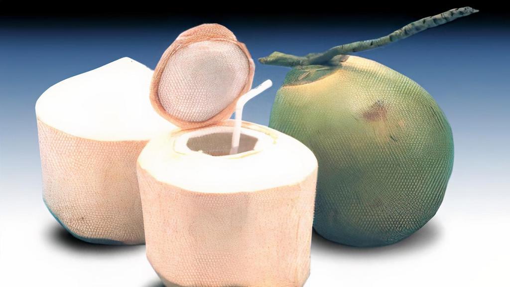 Fresh Young Coconut · Young sweet coconut juice with real coconut meat is a drink that is a terrific value in vitamins, flavor, and freshness.