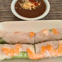 Fresh Spring Rolls/Gỏi Cuốn (2) · Pork and Shrimps with Peanut 🥜 sauce