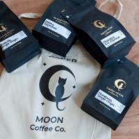 4 Pack of Coffee Beans · 1 12 oz bag of Helios Espresso Blend,1 12 oz bag of Ethiopian Single Origin,1 12 oz bag of H...