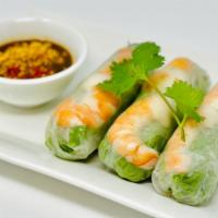 Gỏi Cuốn ⭐️    · Spring Rolls with boiled shrimps, pork, bean sprouts, green lettuce, vermicelli, mint, and a...