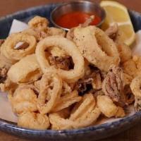 Calamari & Shrimp · Deep fried calamari and shrimp