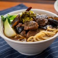 Braised Beef  Stew Noodle Soup / 红烧牛腩湯麵 · 
