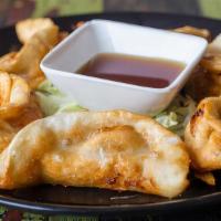 The Fried Chicken Momo · Fried. Fresh chicken flavored nepali signature dumpling, served with chef's special achaar s...