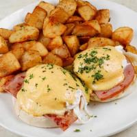 Eggs Benedict (Classic) · Grilled Smoked Pit Ham 
Two Poached Eggs, Hollandaise Sauce On Toasted English Muffin 
Serve...
