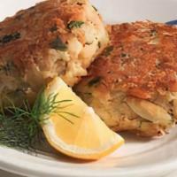 Side Crab Cakes · Two Fried Crab Cakes