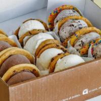 Party In A Box · (4) Chocolate Chip Cookie and French Vanilla Ice Cream
(4) Butter Sugar Cookie and Chocoholi...