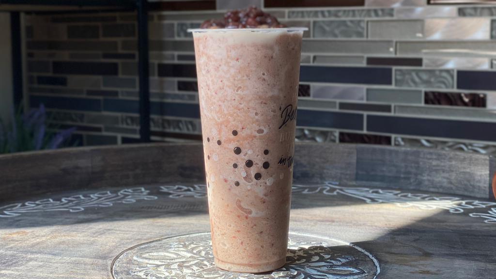 Red Bean Smoothie · Made w/ Whole Milk.