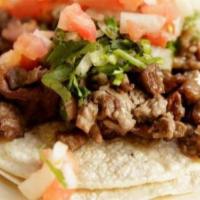 Regular Tacos · Any meat, hot sauce, onions and cilantro.