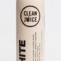 White 16 Oz · Filtered Water, Organic Cashews, Organic Vanilla, Organic Cinnamon, Organic Maple Syrup, Org...