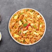 Hot Shot Fried Rice · Spicy fried rice with sweet basil.
