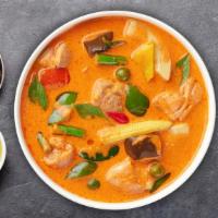 Policy Of The Panang Curry · Mild red curry sauce and coconut milk with tofu, broccoli, zucchini, carrots, bell peppers a...