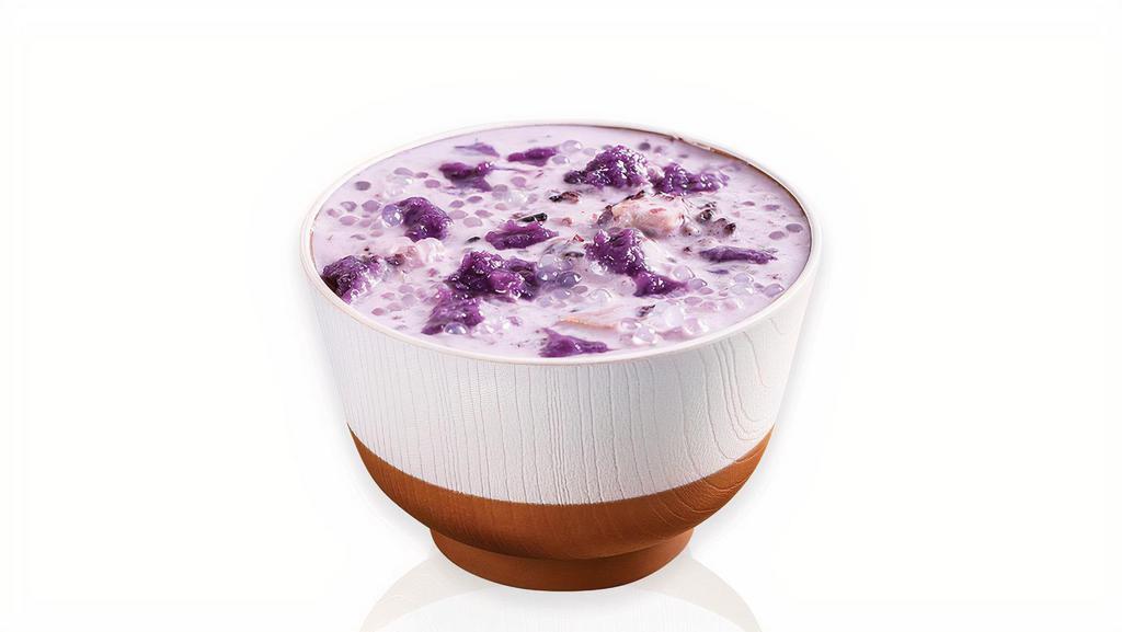 Y1 Purple Duet 紫色雙重奏 · Purple Yam, Thai Black Glutinous Rice & Sago with Coconut Milk