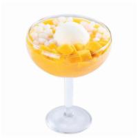 M10 Mango & Mini Glutinous Rice Balls with Vanilla Ice Cream · 