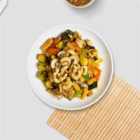 Country Chicken · Onions, garlic, cashew nuts, pineapple, bell peppers, dried chili.