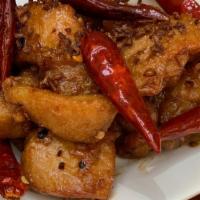 Szechuan Chicken · Stir fried with Szechuan peppers