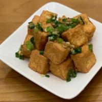 Crispy Tofu · Vegetarian. Stir fried with five spice.