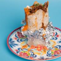 Super Burrito · Regular burrito with cheese, sour cream, and avocado. Choice of protein