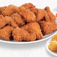12 Pc Chicken Mix, 6 Pc Cajun Tenders, 6 Biscuits & Family Fries · Family Meals (serves 4-6 people).