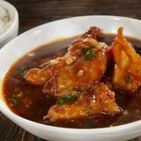 Fish · Spicy. Choice of sauce: Manchurian, Szechwan, or Hot Garlic.