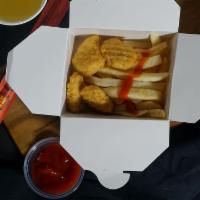 Happy Meal · Four piece nuggets and fries.