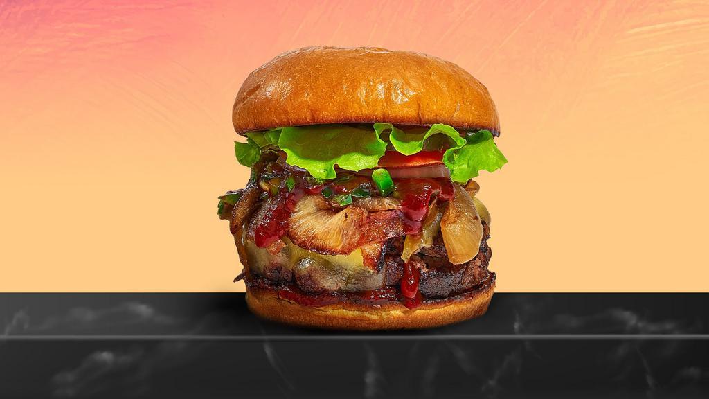 Somebody Smokin' BBQ Burger · Get some BBQ on with our juicy beef patty cooked medium and topped with aged white cheddar, bbq sauce, caramelized onions, jalapeno relish served on a griddled brioche bun.