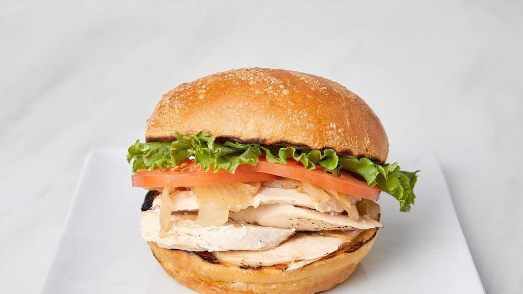 Classic Turkey · Jack's Classic Turkey sandwich includes caramelized onions, leaf lettuce, tomato, mayo, and honey mustard on a fresh-baked sourdough roll.
