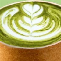 Matcha Latte · Premium, shade-grown, hand-plucked artisanal Japanese matcha combined with steamed milk and ...