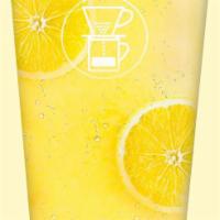 Yuzu Lemonade Fizz · Aromatic yuzu fruit puree and natural citron are combined with pristine sparkling water over...
