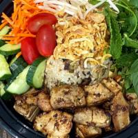 Grilled Chicken Bowl · Tender chunks of grilled chicken, your choice of base, customized toppings, optional add-ons...