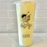 Fresh Mango Milk · When you got the drink, it may come down a little bit because of milk bubble.