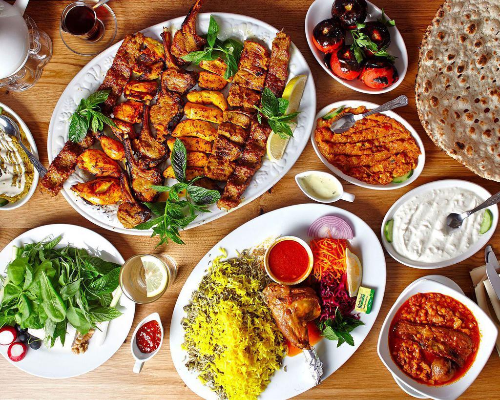 Persian Influence · Vegetarian · Seafood · Other · Salad · Chicken