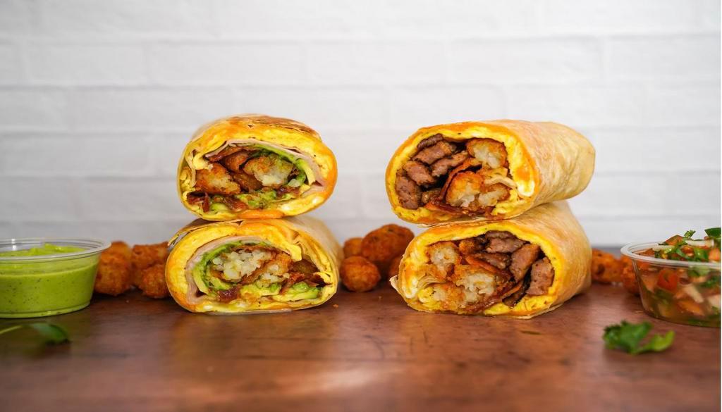 Eggstreme Breakfast Burritos · Mexican · Sandwiches · Breakfast