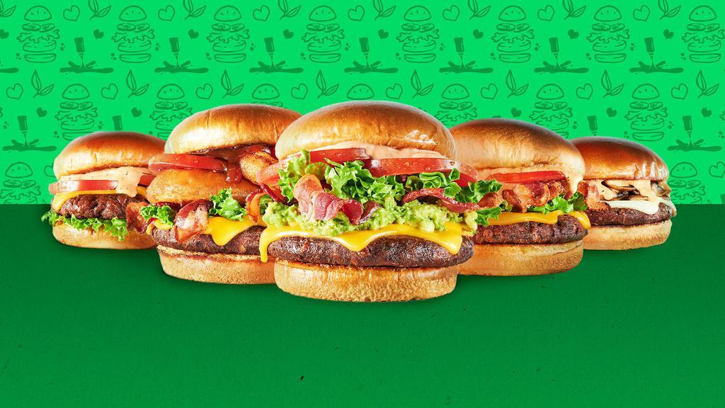 Veg-e-licious Burger · Vegetarian · Comfort Food · American · Burgers · Lunch · Healthy