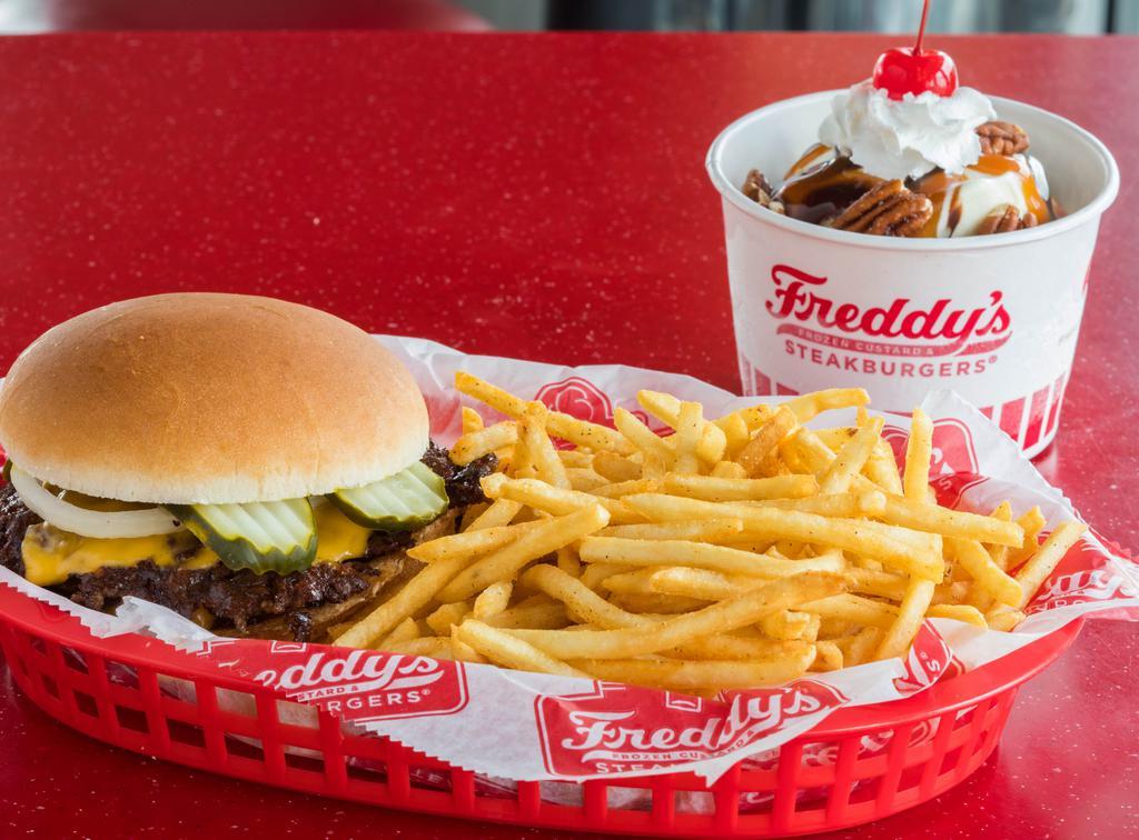 Freddy's Frozen Custard & Steakburgers · American · Sandwiches · Desserts · Fast Food