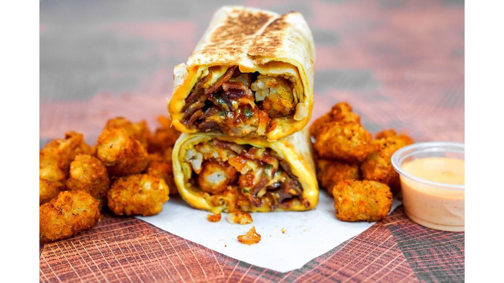 Tots Breakfast Burritos · Breakfast · Mexican · Sandwiches