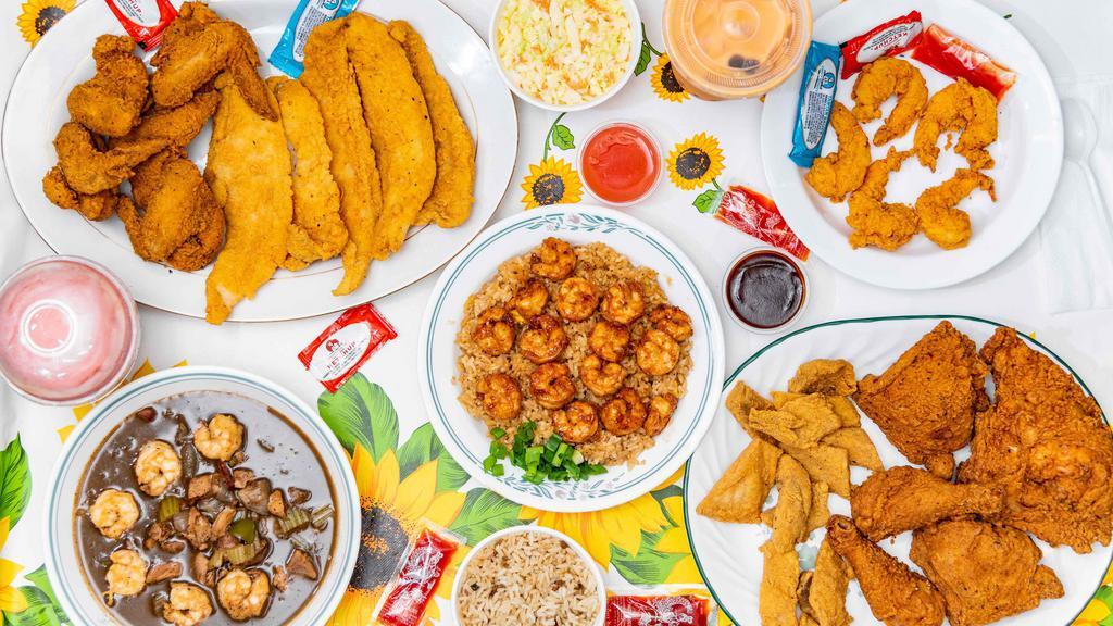 Louisiana Famous Fried Chicken · Southern · Desserts · Chinese · Seafood · Chicken